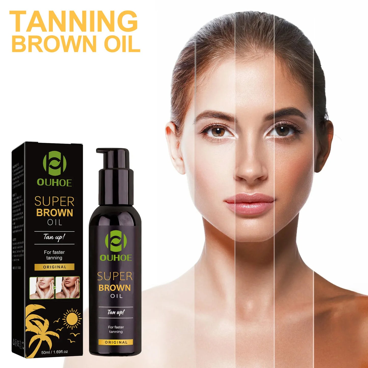 OUHOE Body Self-Tanning Oil